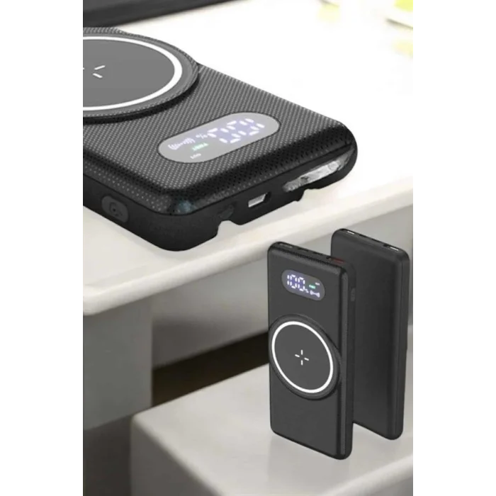 BUĞZ Powerbank Taşınabilir 10.000 Mah Hızlı Şarj Dijital Göstergeli - BUĞZ