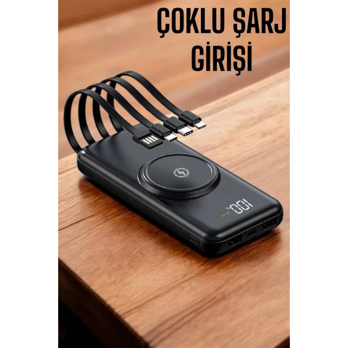 BUĞZ Powerbank Taşınabilir 10.000 Mah Hızlı Şarj Dijital Göstergeli - BUĞZ