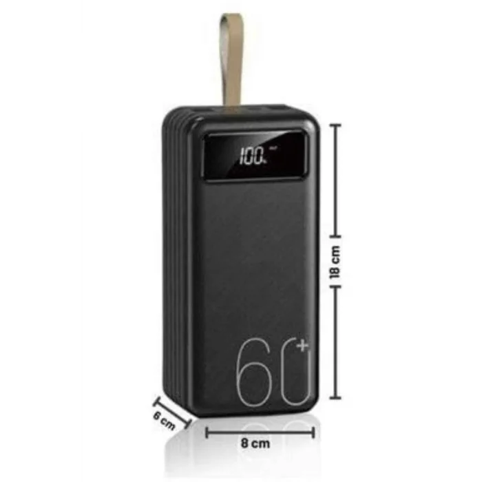 BUĞZ Powerbank Yüksek Kapasiteli 60.000 Mah Hızlı Şarj Şarj Özellikli Batarya - BUĞZ