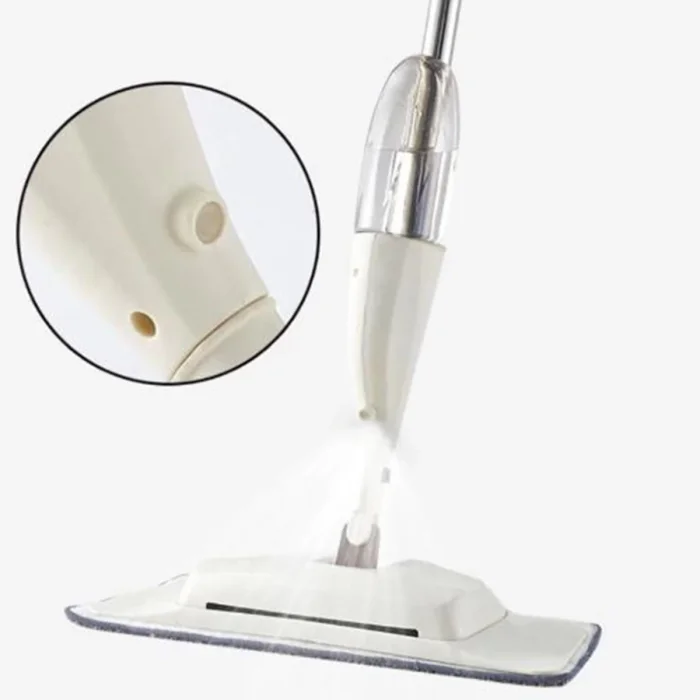 BUĞZ Pratik 360 Derece Dönen Ergonomik Sihirli Su Hazneli Spreyli Mop Paspas