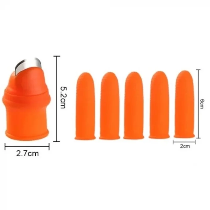 BUĞZ Pratik Baş Parmak Sebze Kesme Ayıklayıcı Erkek L Set