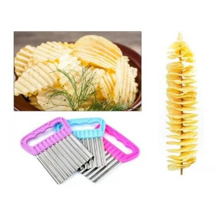 BUĞZ Pratik Kolay Patates Meyve Ve Sebze Dilimleyici Doğrama Bıçağı