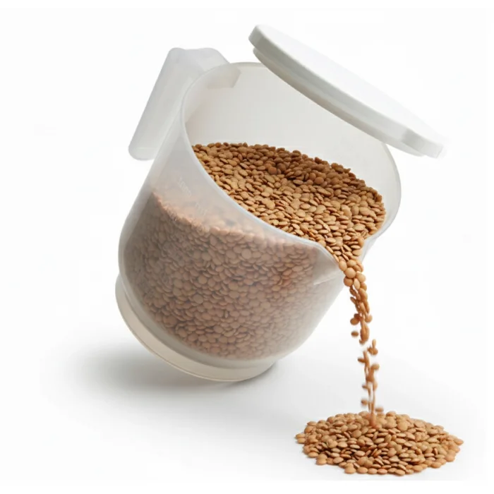 BUĞZ Pratik Mutfak Ölçü Kabı - 2 Litre Dereceli Şeffaf Hazne BPA Free