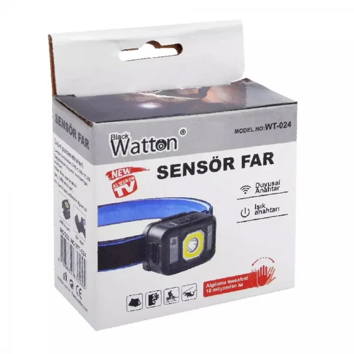 BUĞZ Pratik Sensörlü Sinyalli Kafa Lambası  Wt-024