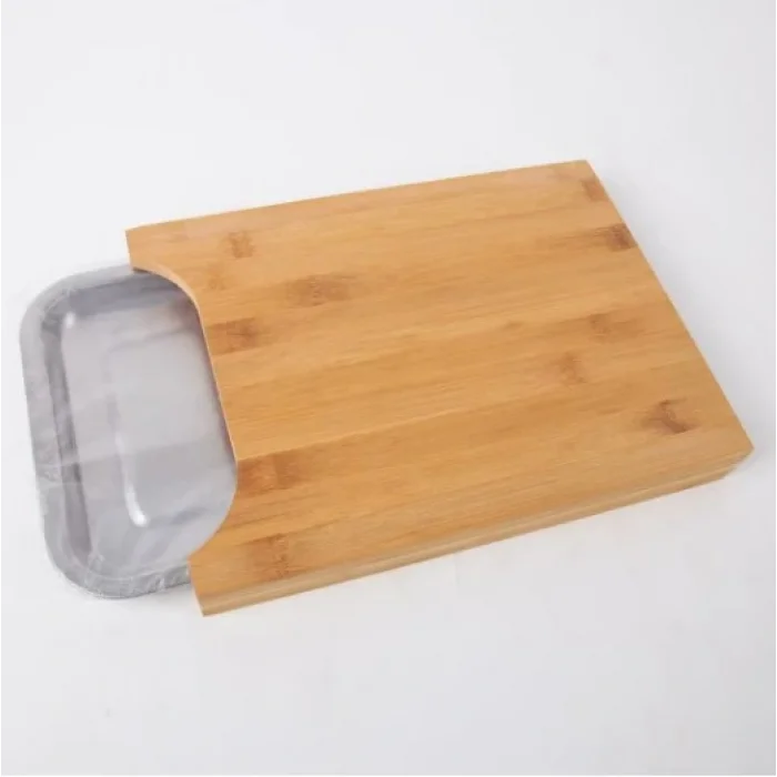 BUĞZ Pratik Tepsili Ahşap Kesme Tahtası