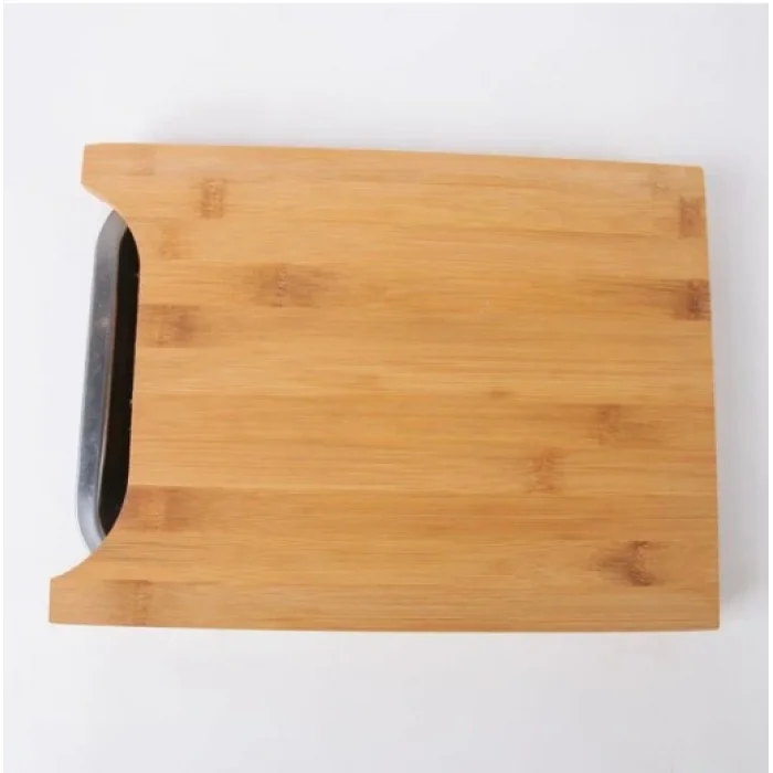 BUĞZ Pratik Tepsili Ahşap Kesme Tahtası