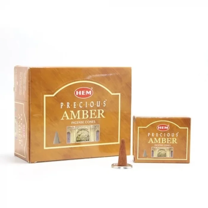  Precious Amber Aromalı Konik Tütsü