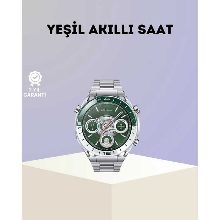 BUĞZ Premium Amoled Akıllı Saat GPS Harita Desteği Bluetooth Arama Sağlık Takipli