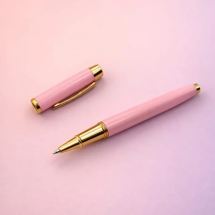 BUĞZ Premium Pembe Metal Roller Kalem