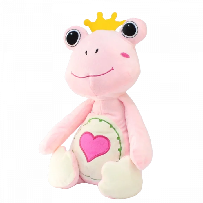  Prens , Prenses Kurbağa Peluş Oyuncak 30 cm - Stokta Olan Renk Gönderilir