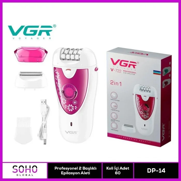 BUĞZ Profesyonel 2 Başlıklı Epilasyon Cihazı