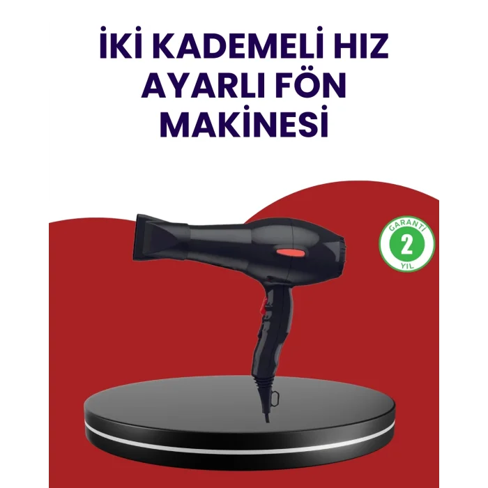  Profesyonel 2200W Saç Kurutma Makinesi Yüksek Performans