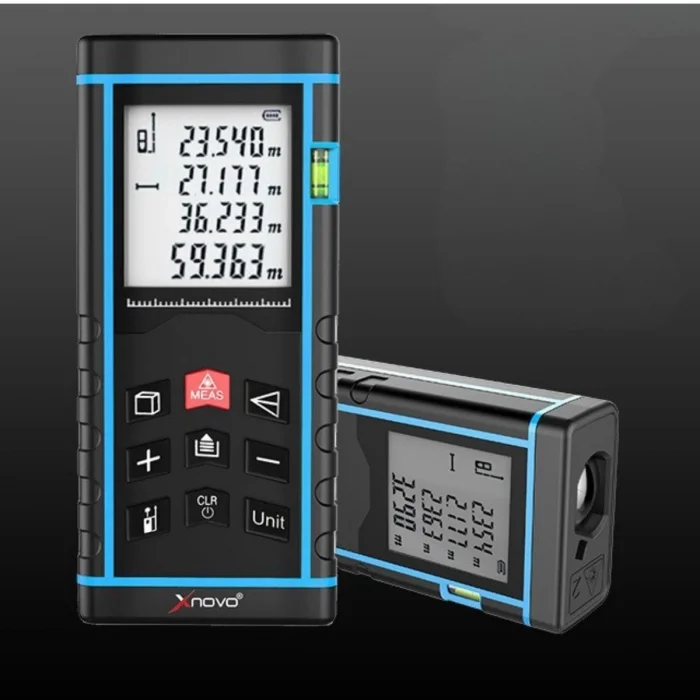 BUĞZ Profesyonel 40 Metre Dijital Lazer Metre Ölçer LCD Ekran, Su Terazili, Alan Hacim, Pisagor Hesaplama ve 20 Kayıt Hafızası ( BUĞZ )