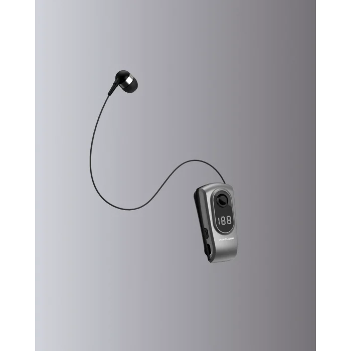 BUĞZ Profesyonel Bluetooth Kulaklık – Klipsli, Titreşimli, Dijital Göstergeli - BUĞZ