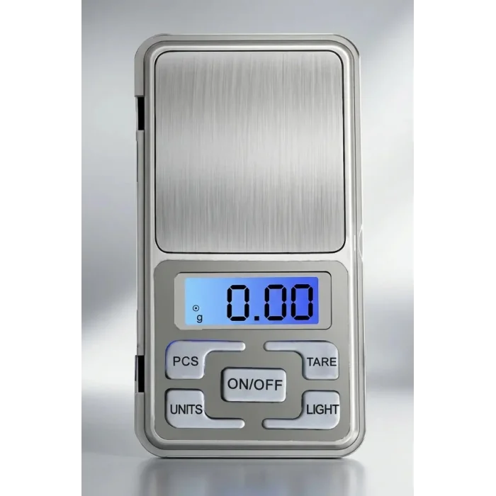 BUĞZ Profesyonel Hassas Terazi 500g 0.01 Kuyumcu Eczane Mutfak LCD Ölçüm Tartısı Cep Tipi