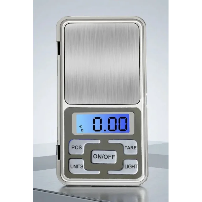 BUĞZ Profesyonel Hassas Terazi 500g 0.01 Kuyumcu Eczane Mutfak LCD Ölçüm Tartısı Cep Tipi