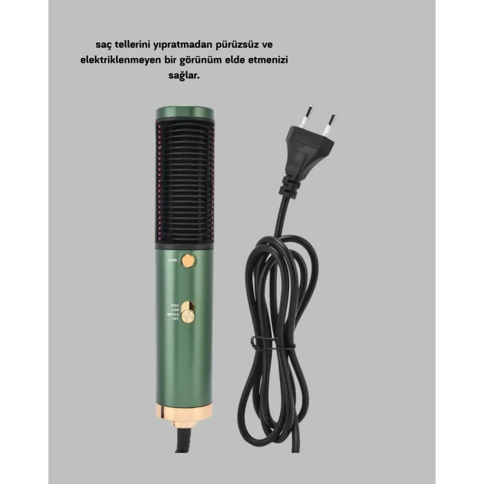 BUĞZ Profesyonel İyon Teknolojili Saç Kurutma Makinesi Güçlü Motor ve Soğuk Hava Fonksiyonu