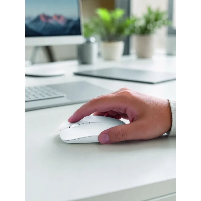 BUĞZ Profesyonel Kablosuz Bluetooth Mouse Çift Modlu Şarjlı Ergonomik Fare