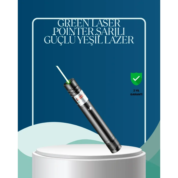 BUĞZ Profesyonel Kullanım İçin 5000mW Yeşil Lazer İşaretleyici