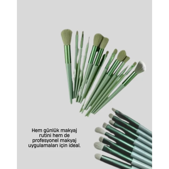 BUĞZ Profesyonel Makyaj Fırça Seti Yumuşak Kıllı Taşınabilir Çantalı