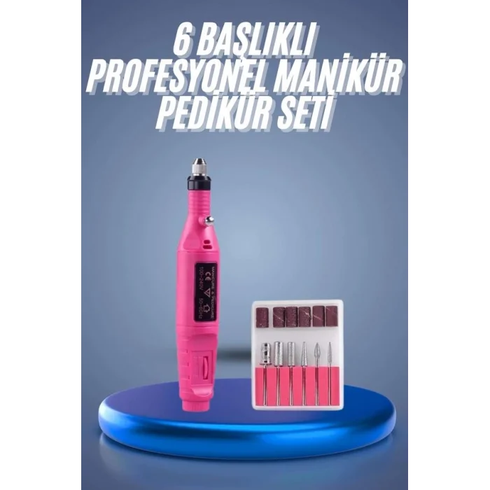 BUĞZ Profesyonel Manikür Pedikür Seti Törpü Makinesi Protez Tırnak Çıkarma