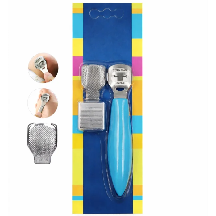 BUĞZ Profesyonel Nasır Raspası ve Paslanmaz Topuk Rendesi Ayak Bakım Seti