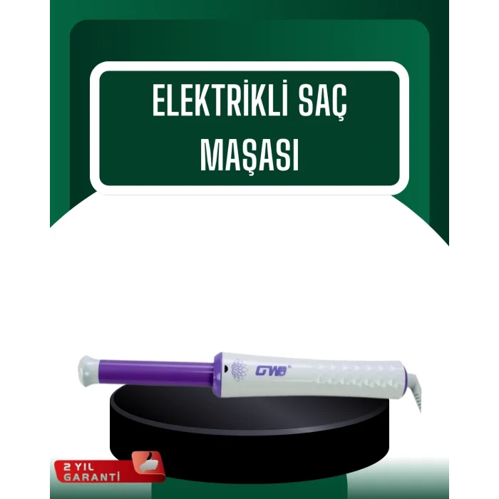  Profesyonel Saç Kıvırma Makinesi – 32 mm Geniş Bukle Maşası