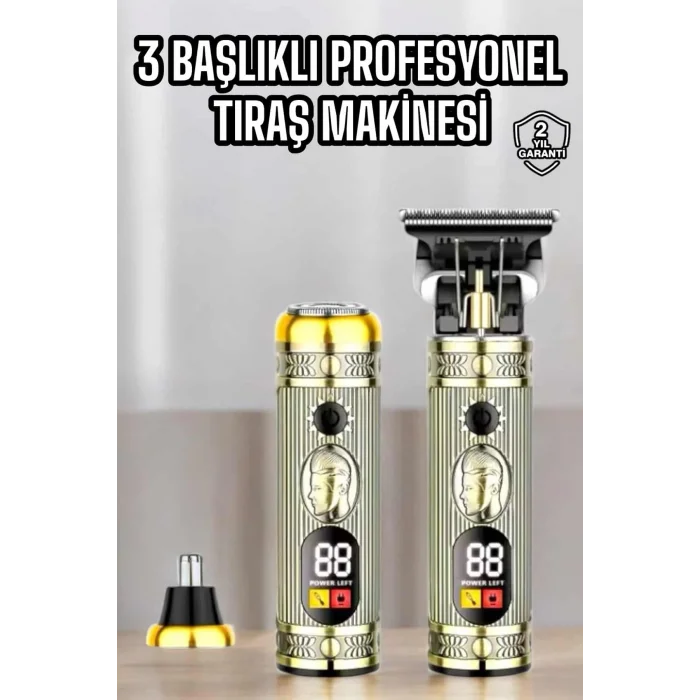  Profesyonel Saç Sakal ve Vücut Tıraşına Uygun Sıfır Sinek Kaydı Tıraş