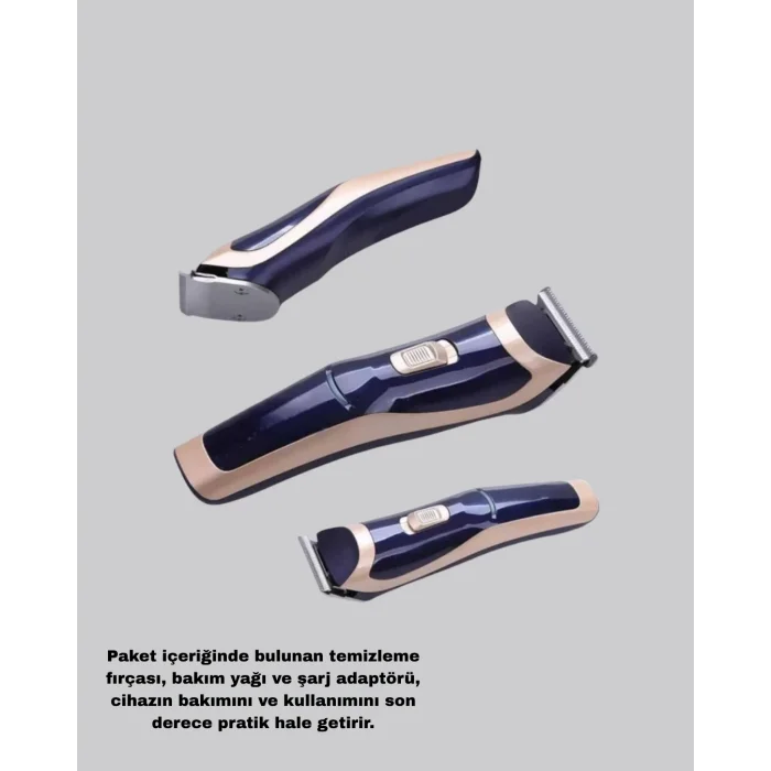 BUĞZ Profesyonel Şarjlı Saç ve Sakal Kesme Makinesi – Unisex, 12 mm Ayarlanabilir Başlık