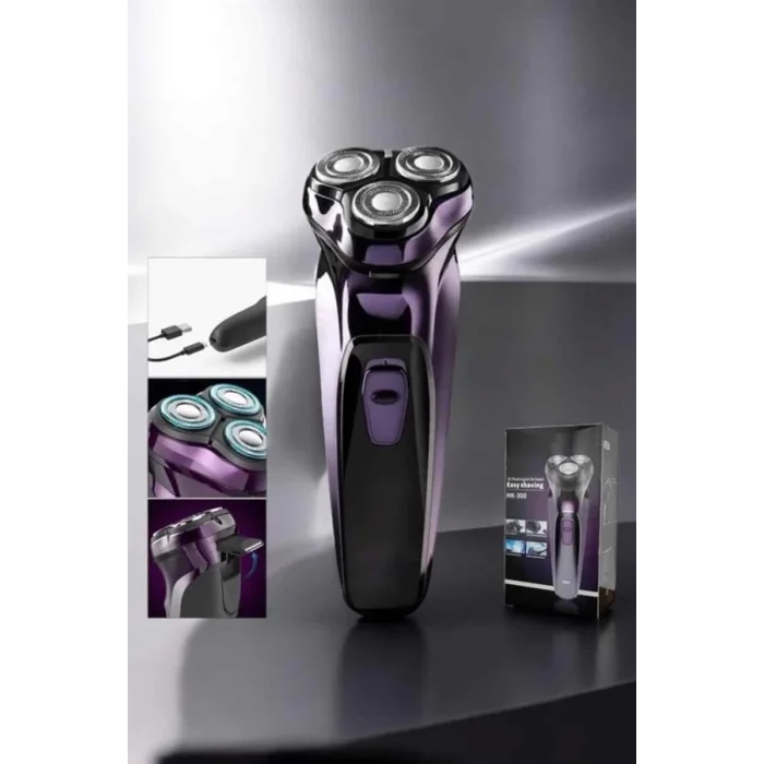  Profesyonel Şarjlı Saç ve Sakal Tıraş Makinesi Hassas Kesim