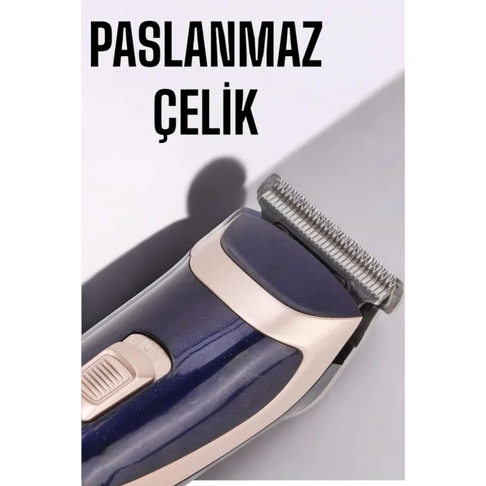  Profesyonel Şarjlı Saç ve Sakal Traş Makinesi Kolay Kullanım