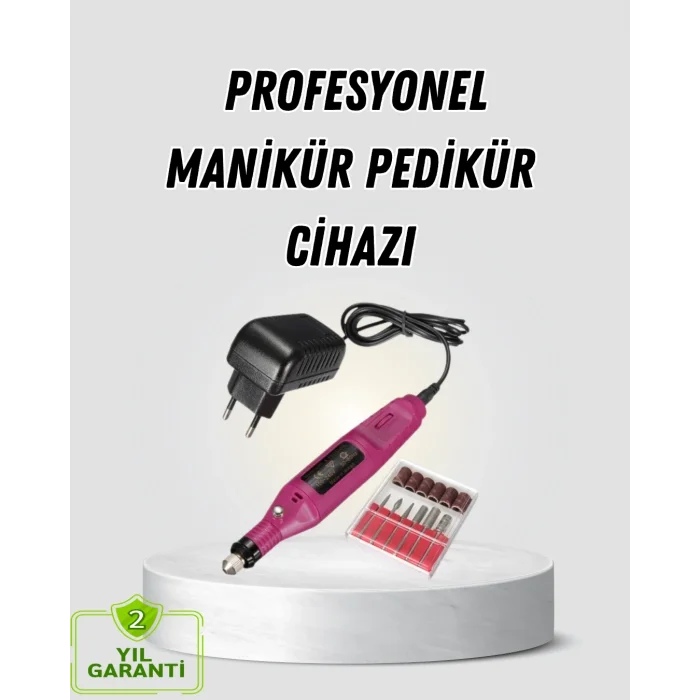 BUĞZ Profesyonel Tırnak Manikür Aleti – Şarjlı, Ayarlanabilir Hız, Düşük Titreşim ve Sessiz Motor Teknolojisi