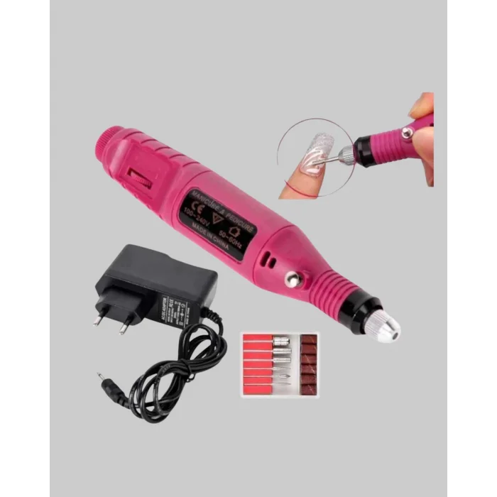 BUĞZ Profesyonel Tırnak Matkap Makinesi – USB Şarjlı, Ayarlanabilir Hız, Düşük Titreşimli ve Sessiz Çalışma - Lisinya