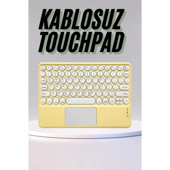 BUĞZ Profesyonel Wifi Q Klavye Bluetooth Klavye Touchpad 10.8 Inç Yeni Nesil