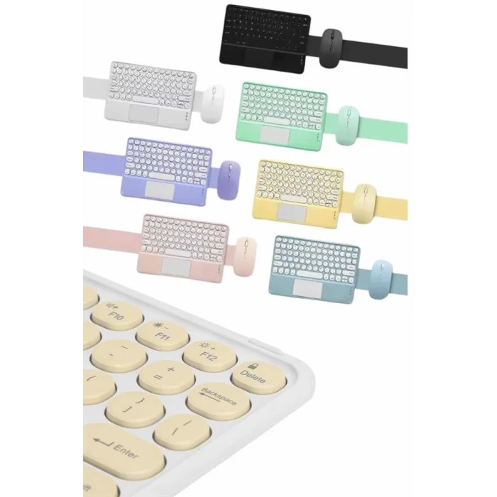 BUĞZ Profesyonel Wifi Q Klavye Bluetooth Klavye Touchpad 10.8 Inç Yeni Nesil