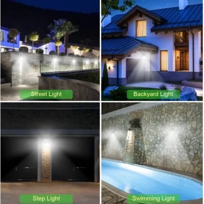 BUĞZ Projektör 100 Ledli Işık Sensörlü Güneş Enerjili Solar Lamba ( BUĞZ )