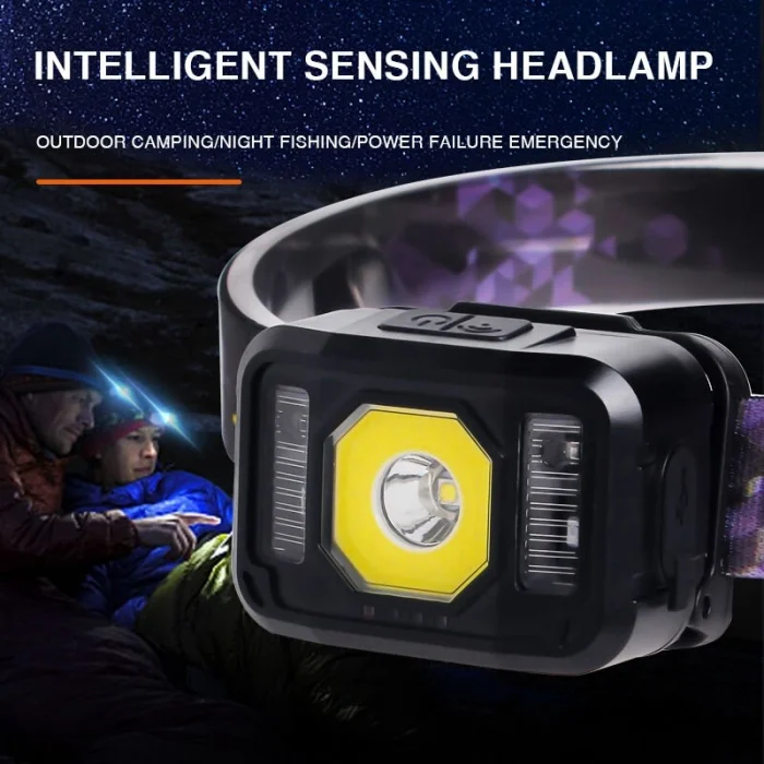 BUĞZ PS-024 Pratik Sensörlü Sinyalli Şarjlı Kafa Lambası