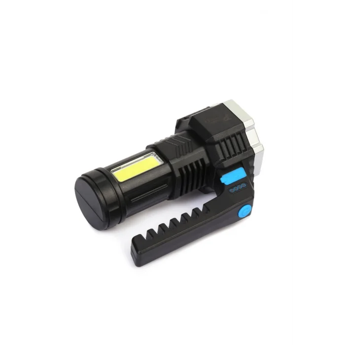 BUĞZ PS-3879 USB Şarj Göstergeli Şarj Edilebilir 7*XPE +COB Led El Feneri