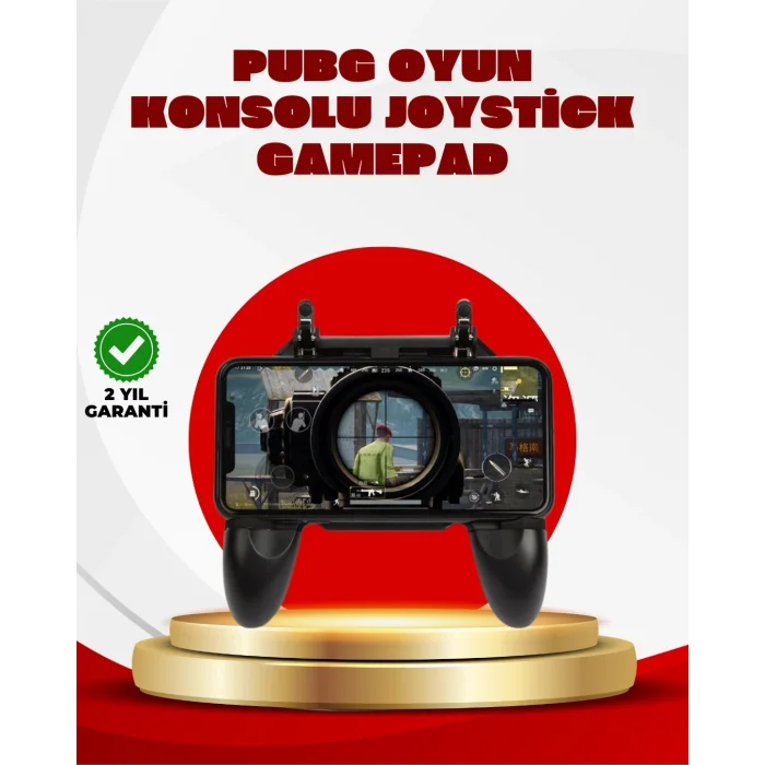 BUĞZ PUBG Mobile Uyumlu Joystick ve Parmak Tetikli Oyun Gamepadi