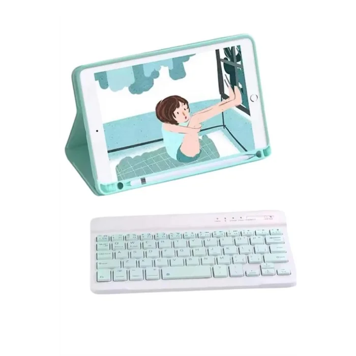  Q Klavye Türkçe Bluetooth Klavye Tüm Cihazlara Uyumlu Kablosuz