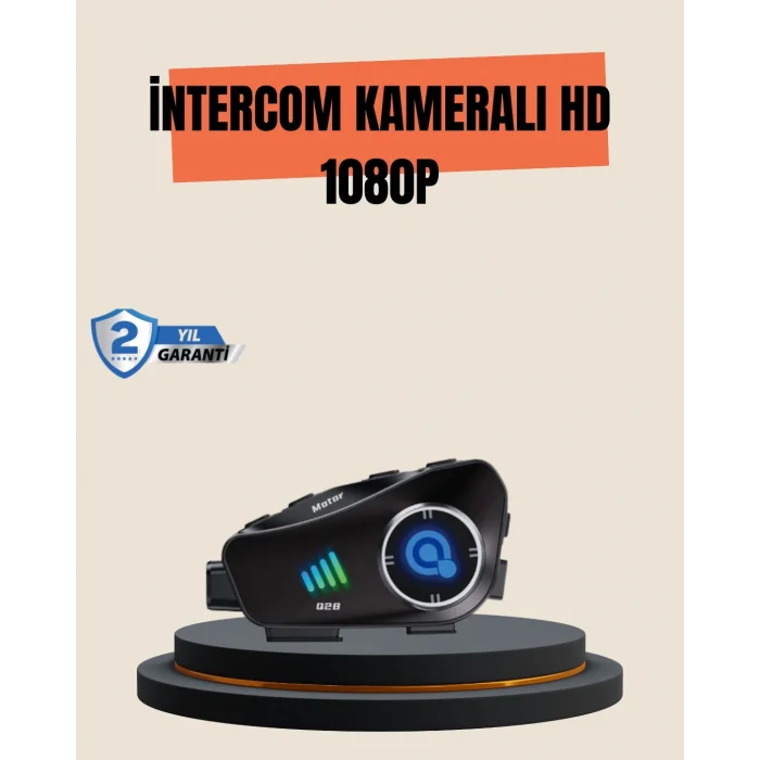  Q28 Motosiklet Kask Bluetooth Kulaklık  Full HD 1080P Kamera