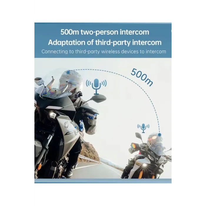 BUĞZ Q29 Motosiklet Kask Bluetooth Kulaklık Eşleşmeli 1080p Kamera Geniş Açı Su Geçirmez Intercom