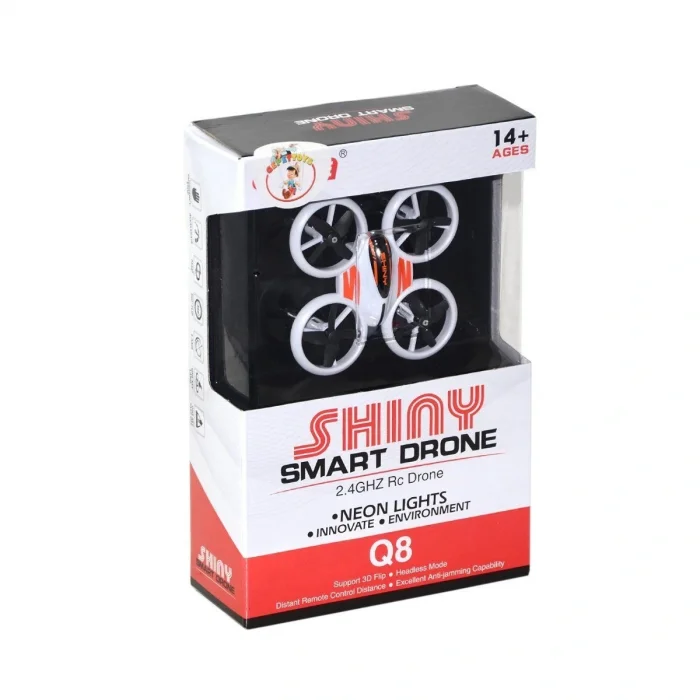 BUĞZ Q8 Mini Işıklı Neon Drone -Gepettoys