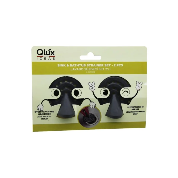 BUĞZ Qlux L-00962 2pcs Lavabo Süzgeç Set Bx40