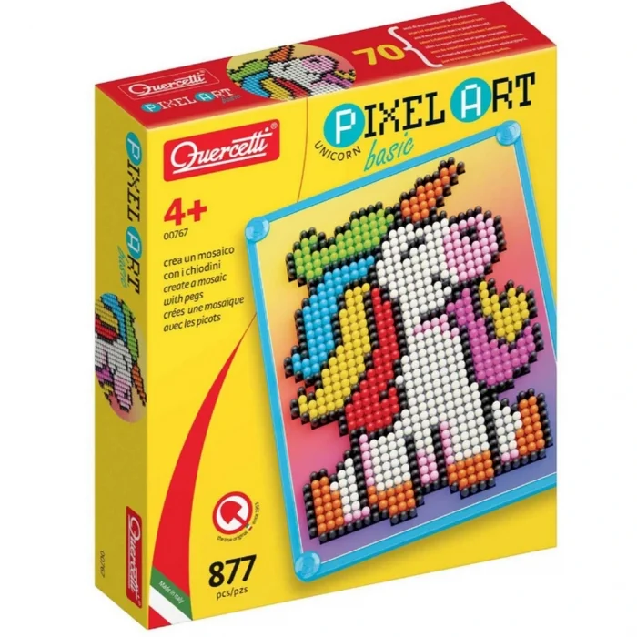 BUĞZ Quercetti Pixel Sanatı Unicorn 877 Parça