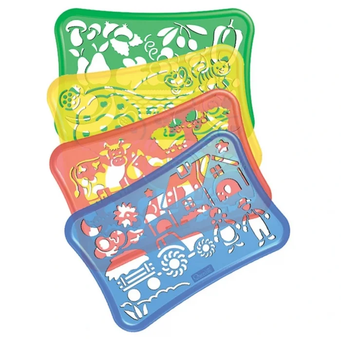 BUĞZ Quercetti Şablon Tasarım Seti Çiftlik 19 Parça