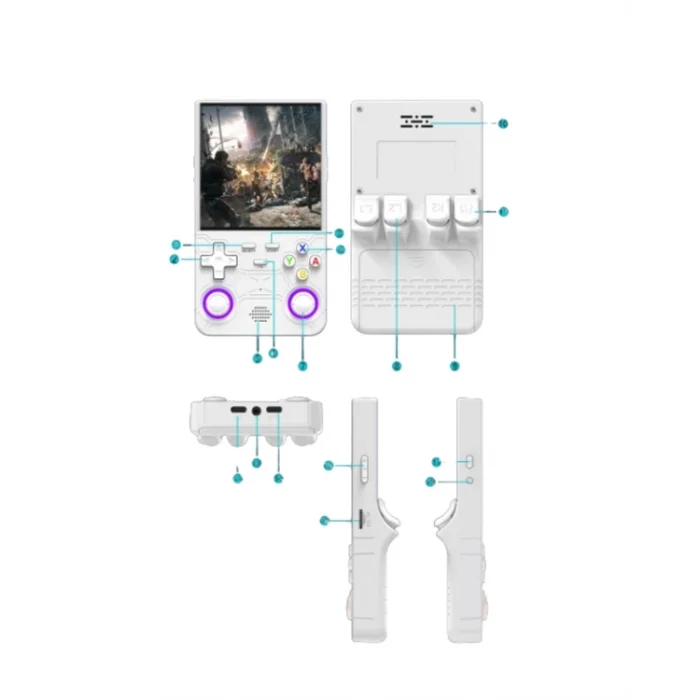  R36 Ultra El Konsolu – 4” HD IPS Ekran, 128GB Dahili Hafıza, 30.000 Oyun Yüklü