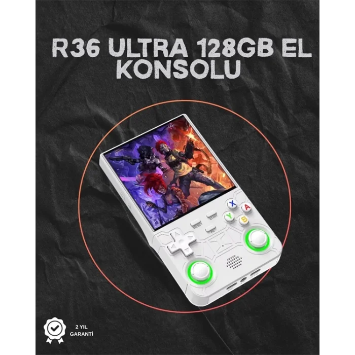  R36 Ultra Taşınabilir Konsol – 3000 mAh Batarya, WiFi ve RGB Destekli, 30.000 Oyun