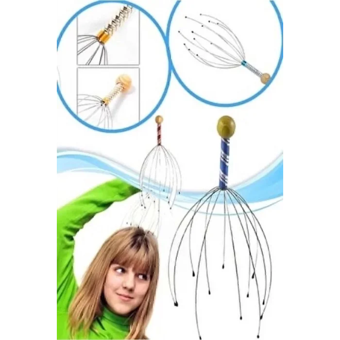  Rahatlatıcı Kafa Masaj Aleti – Saç Deriniz İçin Ferahlatıcı Dokunuş (1 Adet)