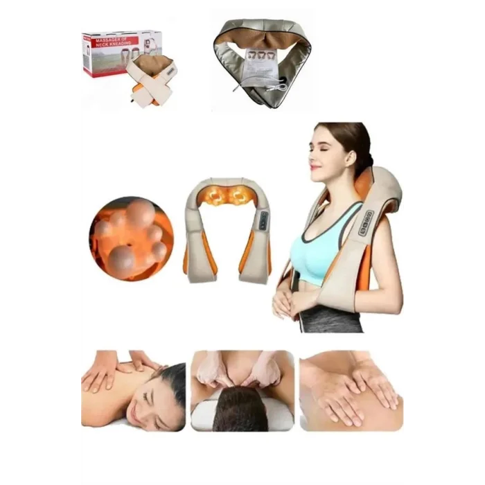  Rahatlatıcı Ovmalı Isıtmalı Boyun Bel Omuz Sırt Masaj Aleti Ve Masaj Cihazı